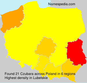 Surname Czubara in Poland Surname Czubara in Poland