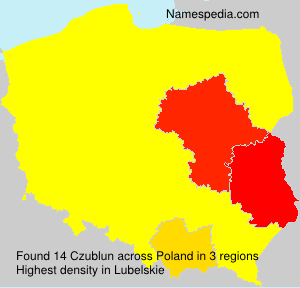 Surname Czublun in Poland Surname Czublun in Poland