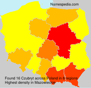 Surname Czubryt in Poland Surname Czubryt in Poland