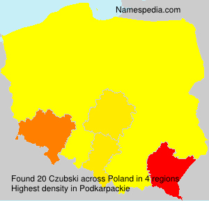 Surname Czubski in Poland Surname Czubski in Poland