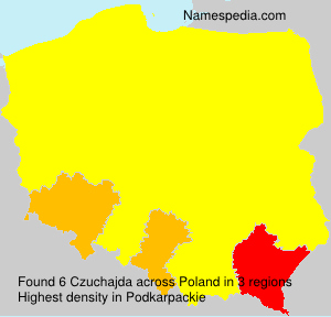 Surname Czuchajda in Poland Surname Czuchajda in Poland