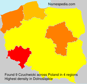 Surname Czuchwicki in Poland Surname Czuchwicki in Poland