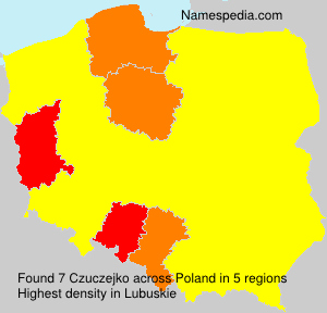 Surname Czuczejko in Poland Surname Czuczejko in Poland