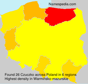Surname Czuczko in Poland Surname Czuczko in Poland