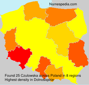 Surname Czulowska in Poland Surname Czulowska in Poland