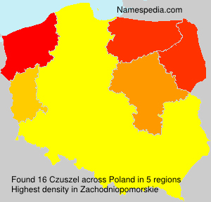 Surname Czuszel in Poland Surname Czuszel in Poland