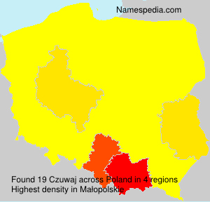 Surname Czuwaj in Poland Surname Czuwaj in Poland