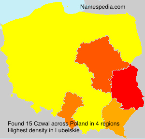 Surname Czwal in Poland Surname Czwal in Poland