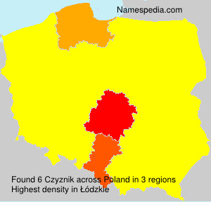 Surname Czyznik in Poland Surname Czyznik in Poland