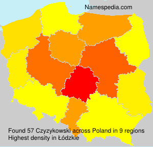 Surname Czyzykowski in Poland Surname Czyzykowski in Poland