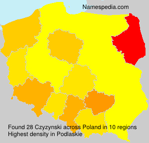 Surname Czyzynski in Poland Surname Czyzynski in Poland