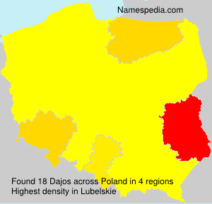 Surname Dajos in Poland Surname Dajos in Poland