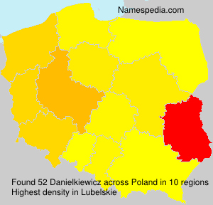 Surname Danielkiewicz in Poland Surname Danielkiewicz in Poland