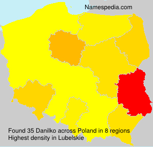 Surname Danilko in Poland Surname Danilko in Poland