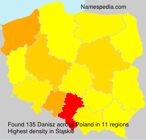 Surname Danisz in Poland Surname Danisz in Poland