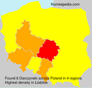 Surname Darczynski in Poland Surname Darczynski in Poland