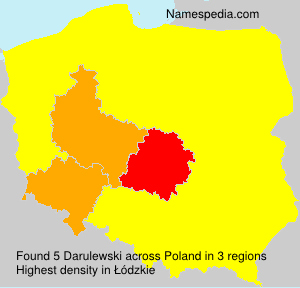Surname Darulewski in Poland Surname Darulewski in Poland