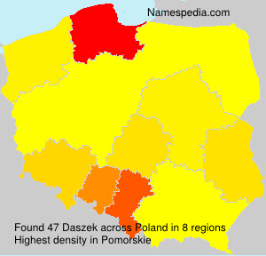 Surname Daszek in Poland Surname Daszek in Poland