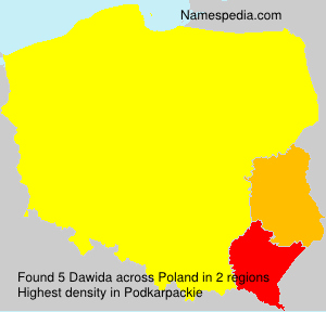 Surname Dawida in Poland Surname Dawida in Poland