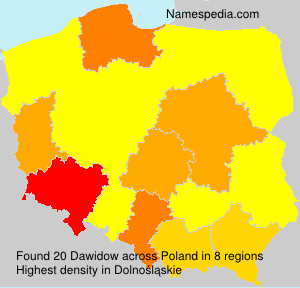 Surname Dawidow in Poland Surname Dawidow in Poland