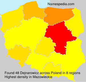 Surname Dejnarowicz in Poland Surname Dejnarowicz in Poland