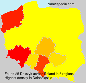 Surname Delczyk in Poland Surname Delczyk in Poland