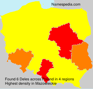 Surname Deles in Poland