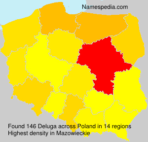 Surname Deluga in Poland Surname Deluga in Poland