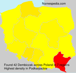 Surname Dembiczak in Poland Surname Dembiczak in Poland