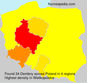 Surname Dembny in Poland Surname Dembny in Poland