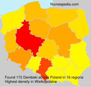 Surname Dembski in Poland Surname Dembski in Poland
