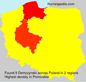 Surname Demczynski in Poland Surname Demczynski in Poland