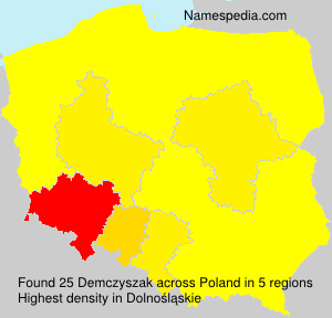 Surname Demczyszak in Poland Surname Demczyszak in Poland