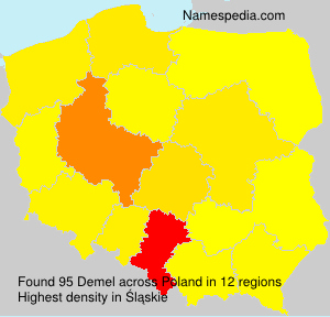 Surname Demel in Poland Surname Demel in Poland