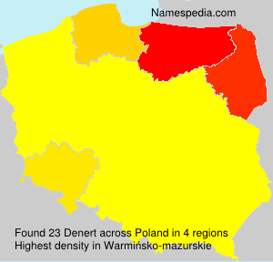 Surname Denert in Poland Surname Denert in Poland