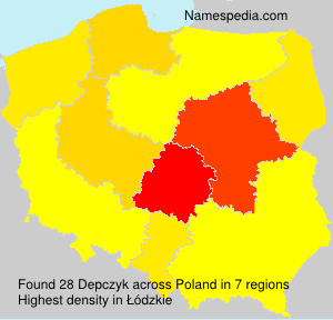 Surname Depczyk in Poland Surname Depczyk in Poland