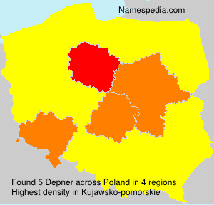 Surname Depner in Poland Surname Depner in Poland