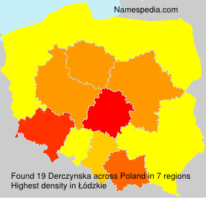 Surname Derczynska in Poland Surname Derczynska in Poland