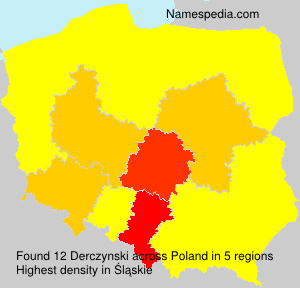 Surname Derczynski in Poland Surname Derczynski in Poland