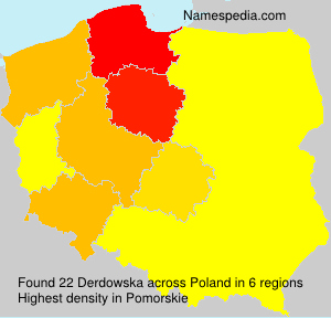 Surname Derdowska in Poland Surname Derdowska in Poland