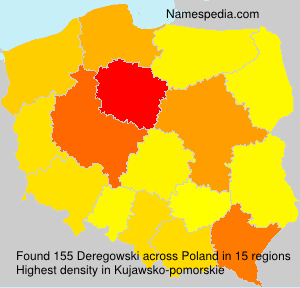 Surname Deregowski in Poland Surname Deregowski in Poland