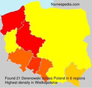 Surname Derenowski in Poland Surname Derenowski in Poland