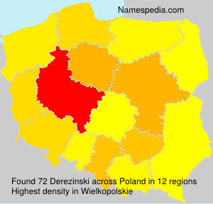 Surname Derezinski in Poland