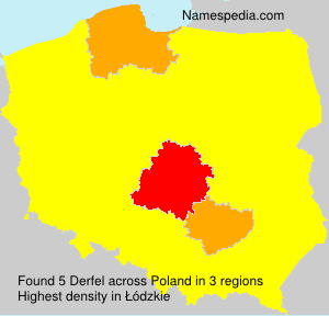 Surname Derfel in Poland Surname Derfel in Poland