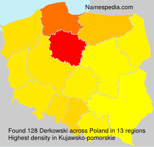 Surname Derkowski in Poland Surname Derkowski in Poland