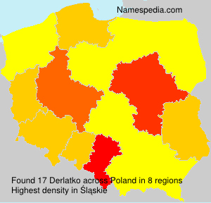 Surname Derlatko in Poland Surname Derlatko in Poland