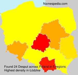 Surname Desput in Poland Surname Desput in Poland