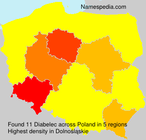 Surname Diabelec in Poland Surname Diabelec in Poland