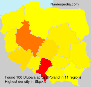 Surname Dlubala in Poland