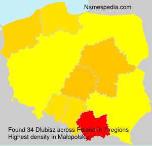 Surname Dlubisz in Poland Surname Dlubisz in Poland